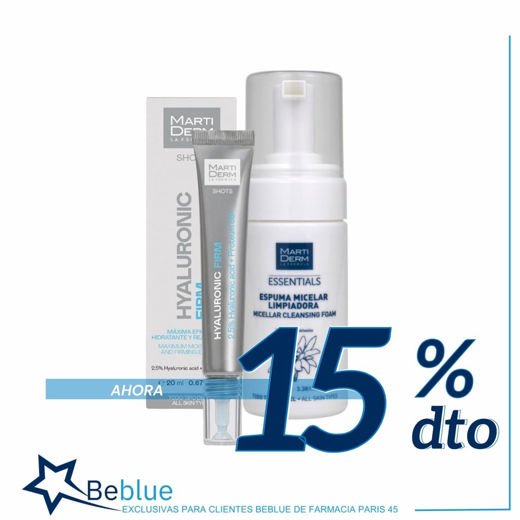 Productos de Martiderm con un descuento del 15%.